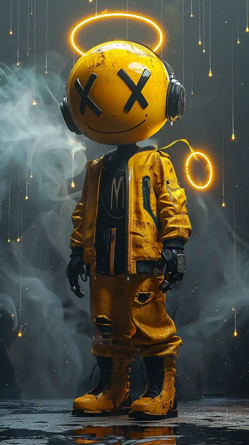 3D Smiley Angel Urban