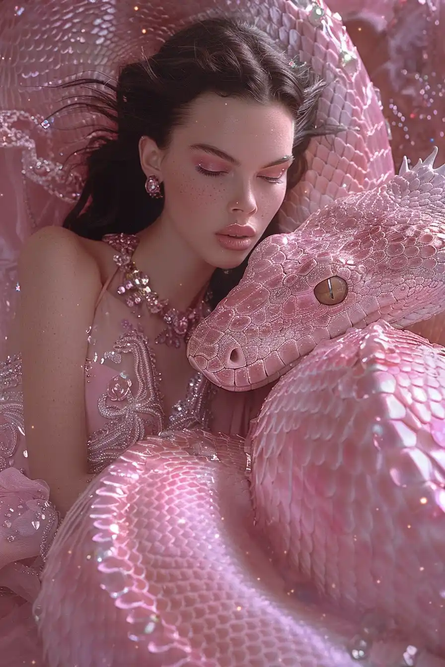 Fantasy Snake Mirror Scene