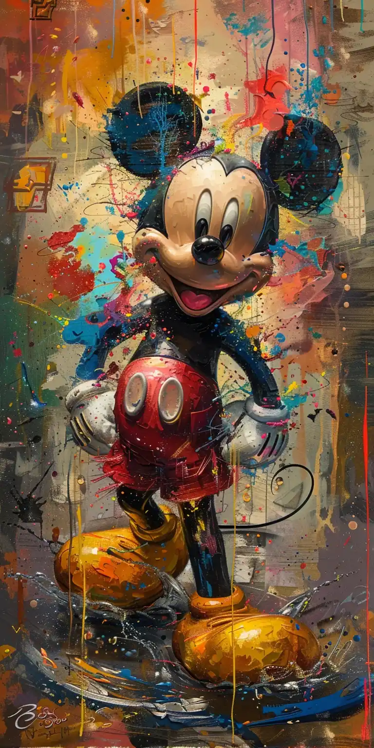 Colorful Fantasy Mickey Mouse
