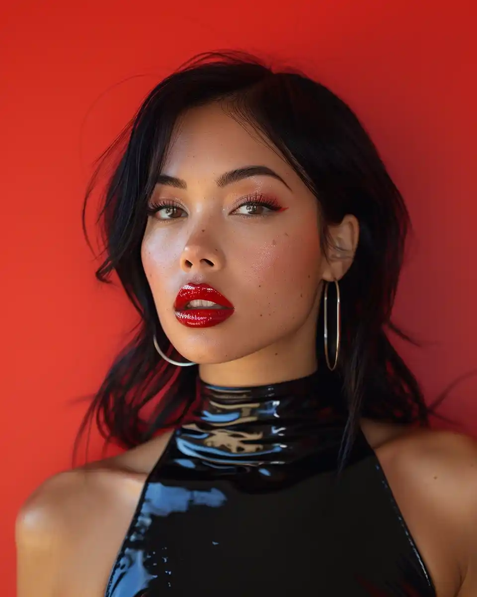 Fashion Latex Portrait Vogue