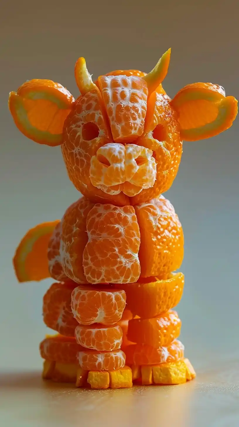 Fruit Cattle Monochrome Art