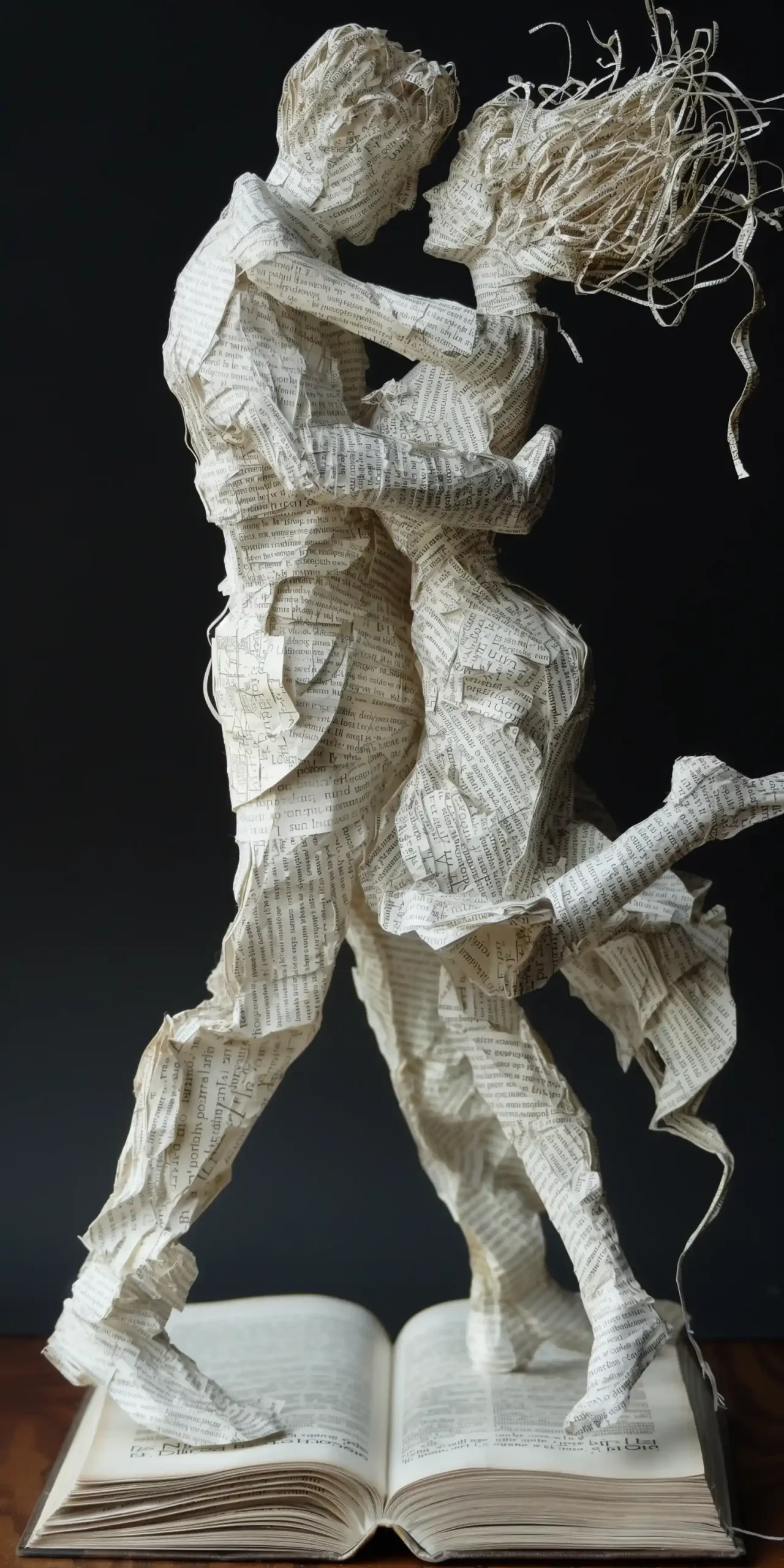 Dynamic Lovers Sculpture Cinematic Raw