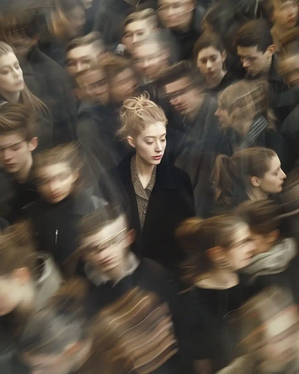 Dynamic Woman in Sobas Style