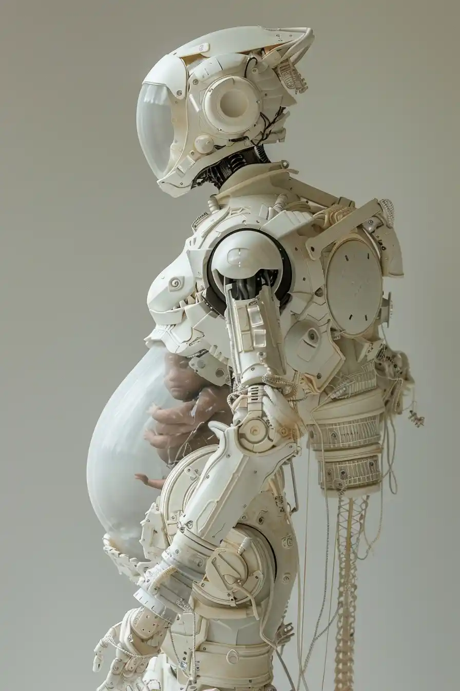 Translucent Android Pregnancy