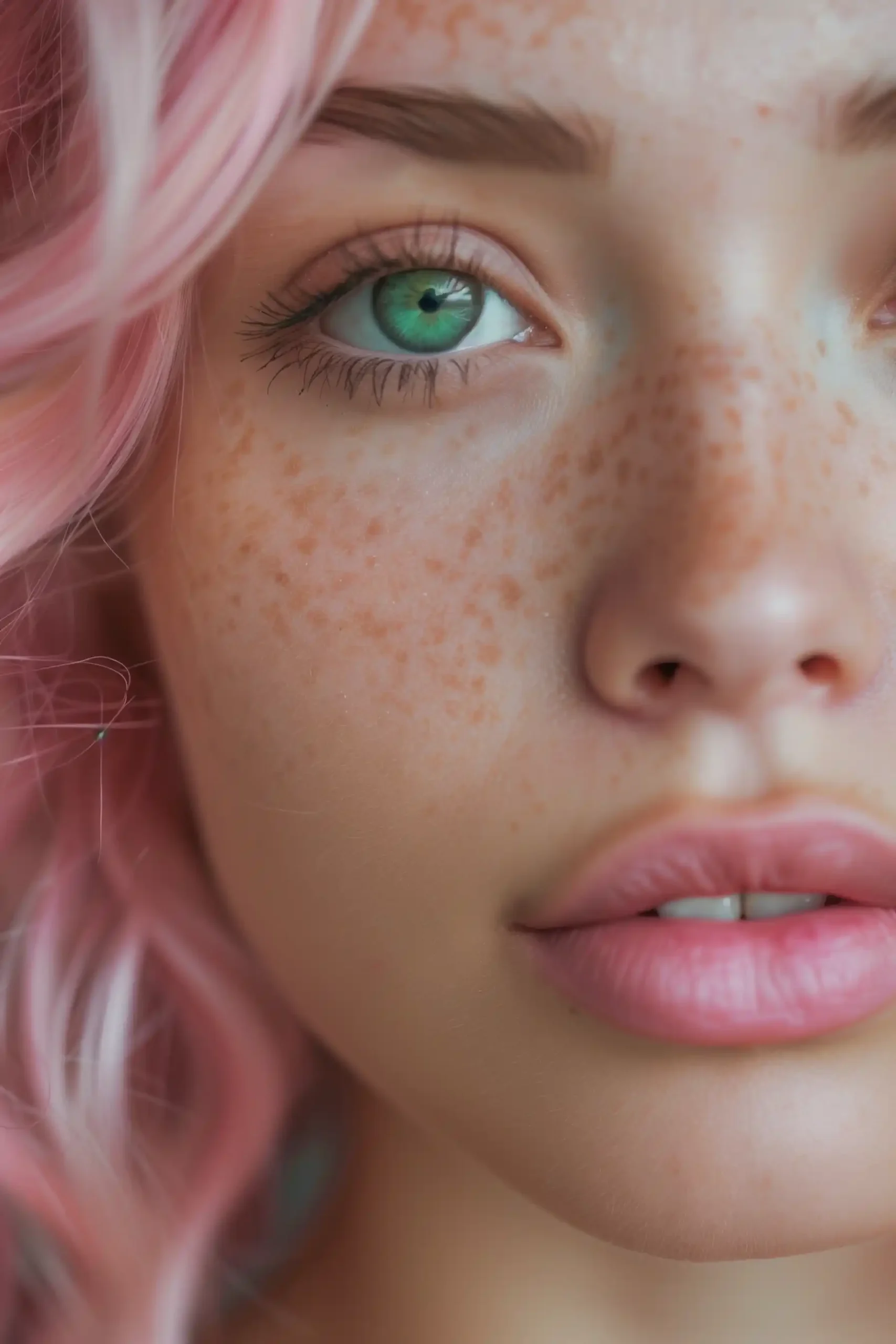 Cotton Candy Portrait Raw