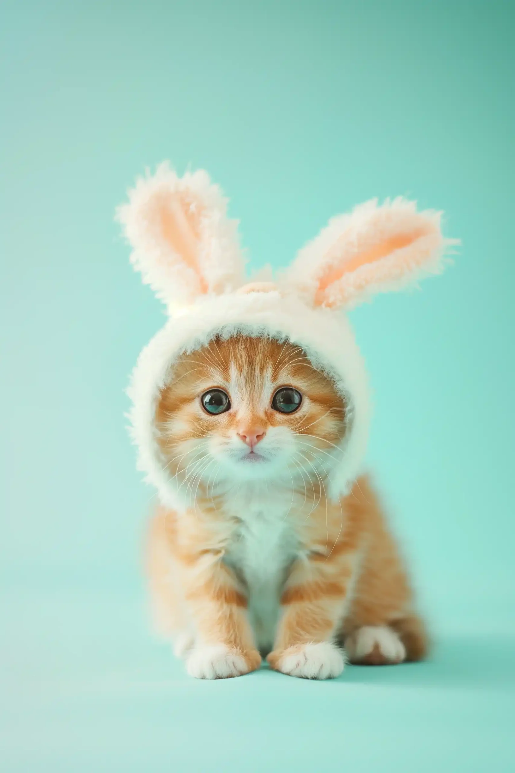Bunny Kitten Portrait