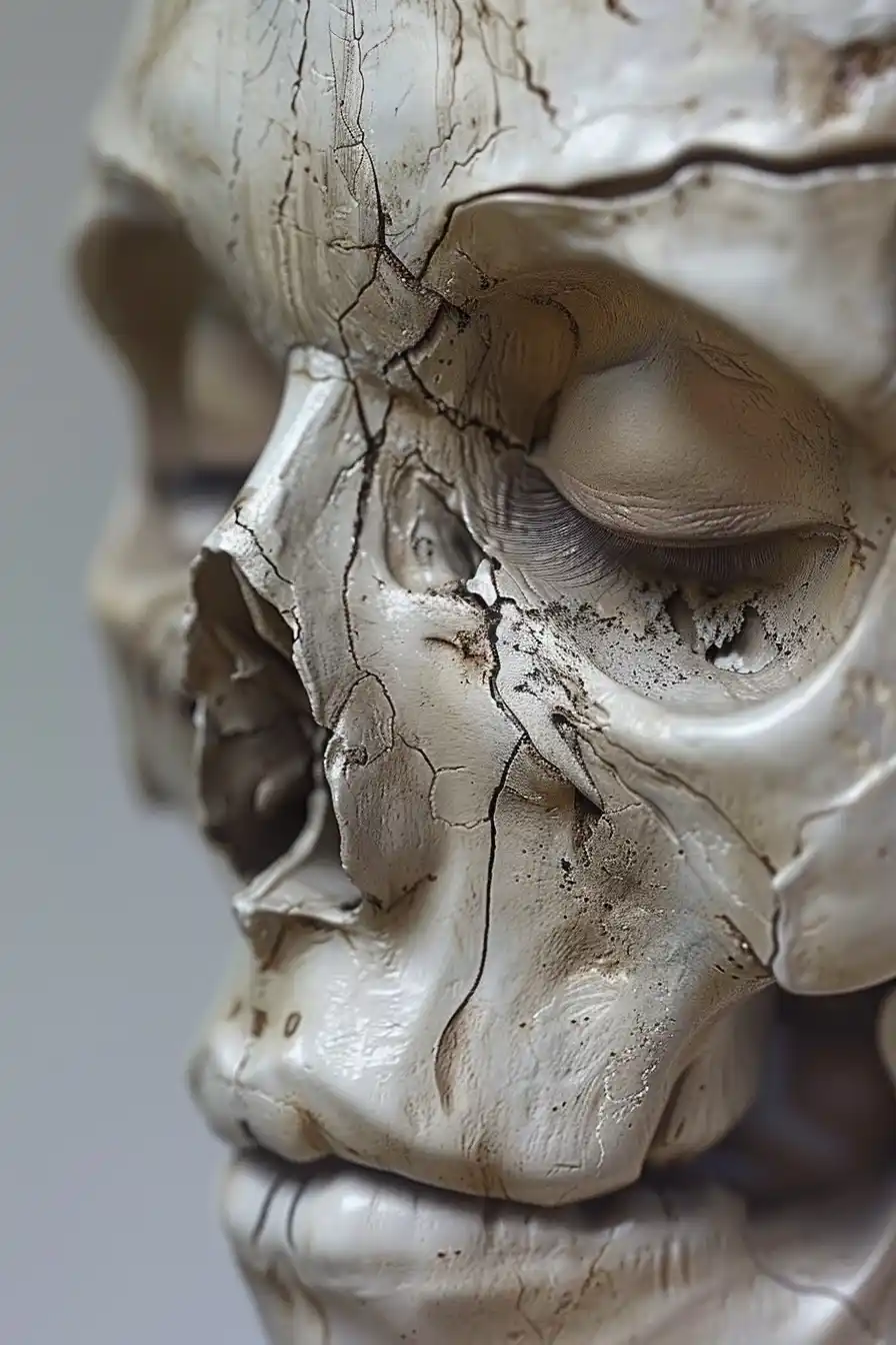 Morphing Skull Portrait