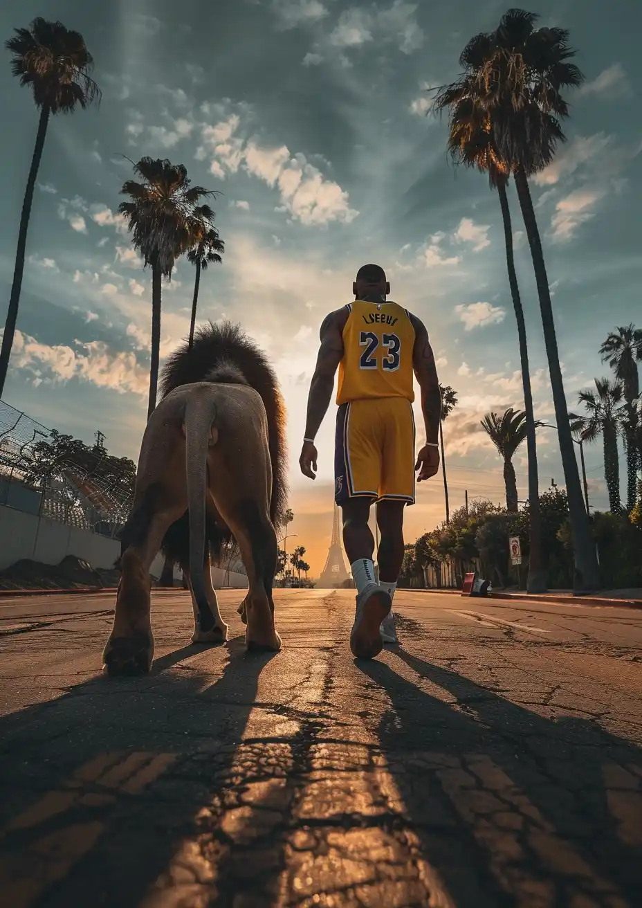 Realistic Farewell LeBron  Lion