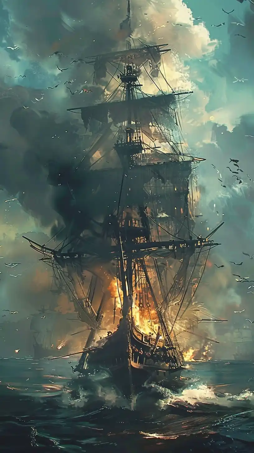 Pirate Scenarios AR Illustration