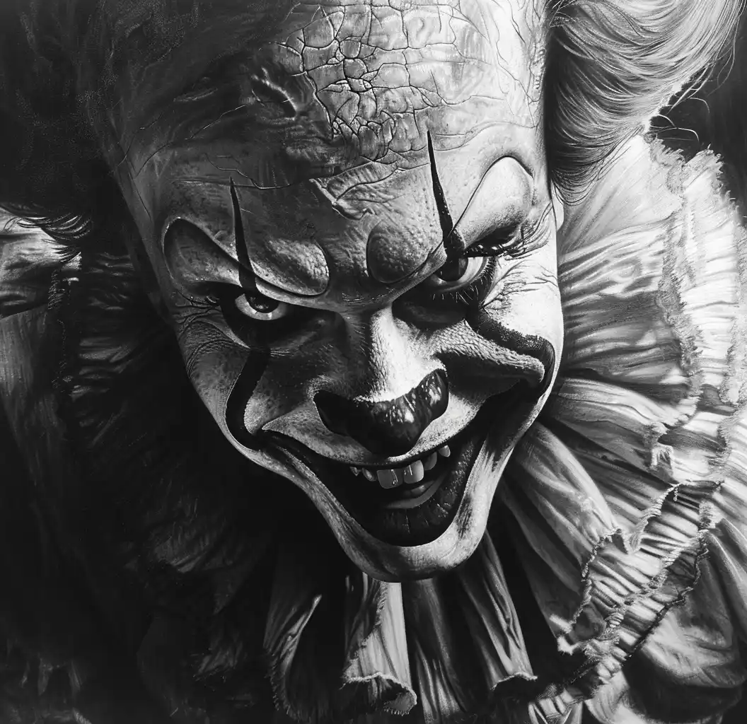Realistic Clown Portrait