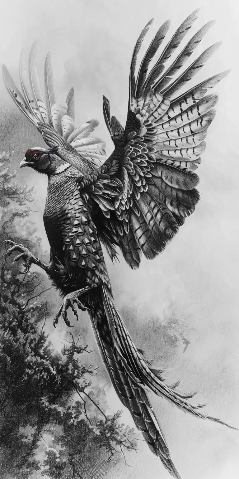 Realistic Pheasant Study