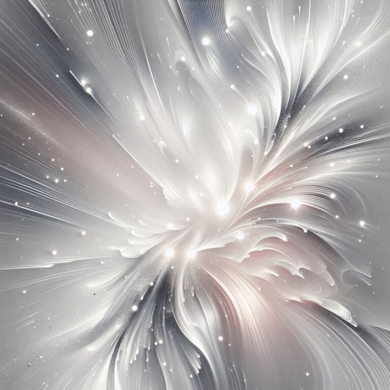 White Iridescent Airbrushed Background with Starbursts