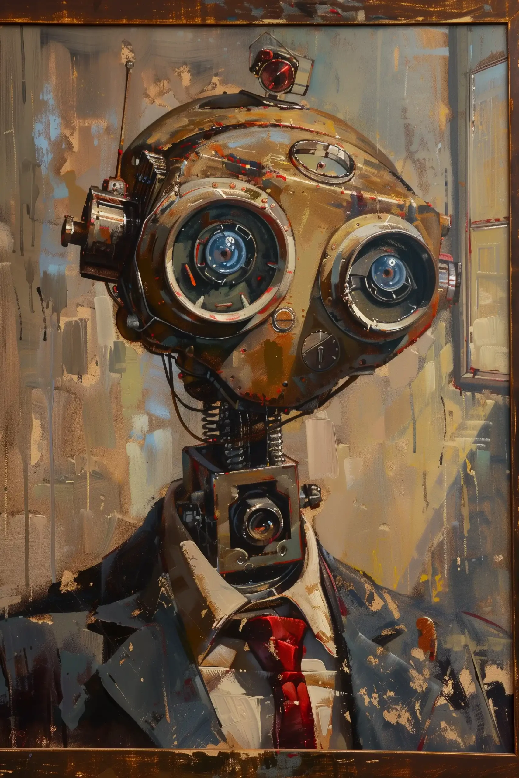 Self-Aware Bot Self-Portrait