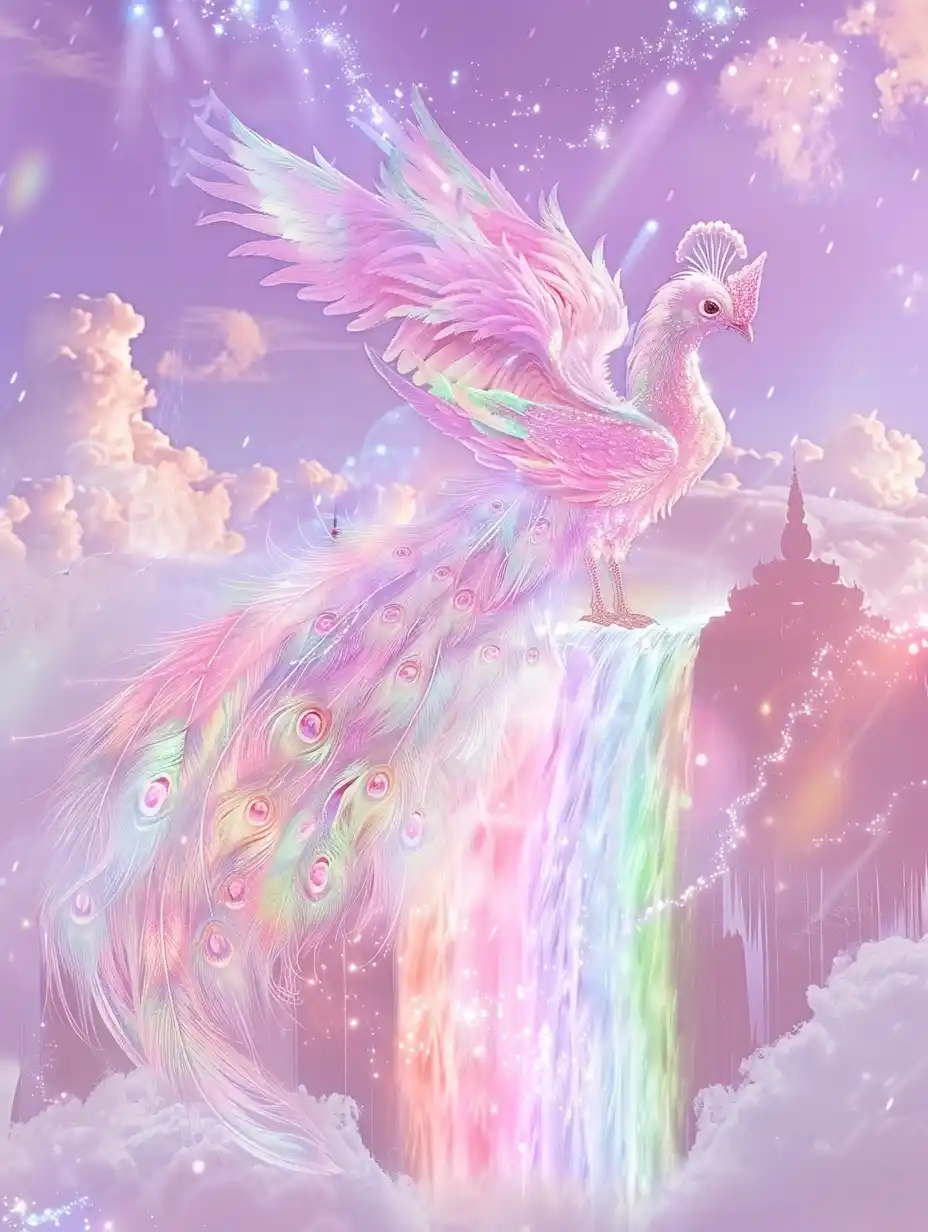 Iridescent Phoenix Panorama