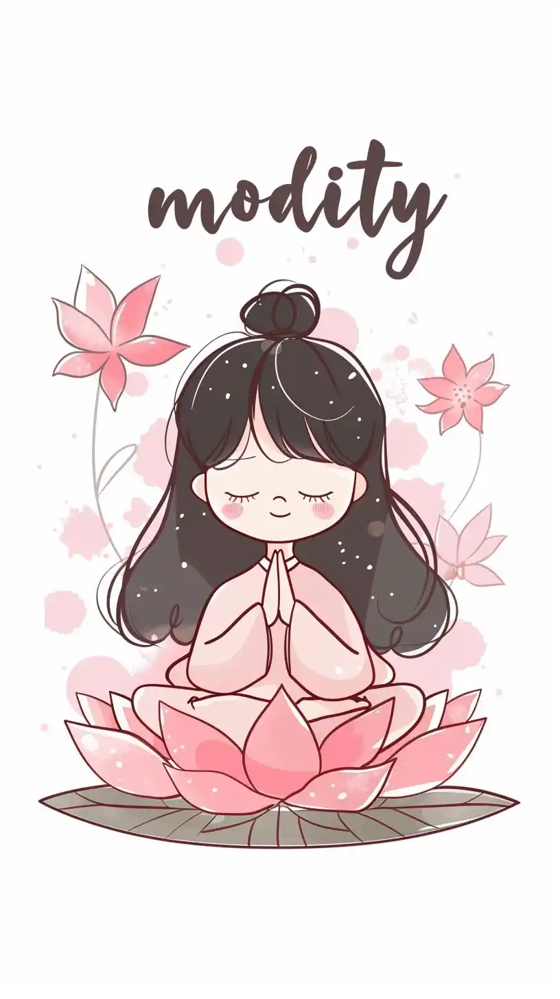 Chinese Lotus Meditator