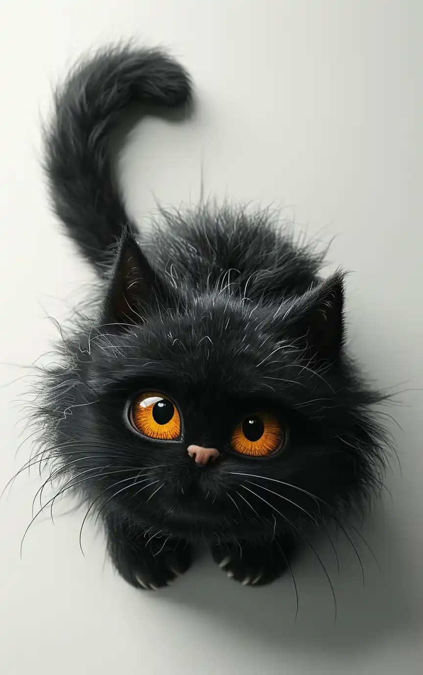 Chubby Cat Playtime Glassy