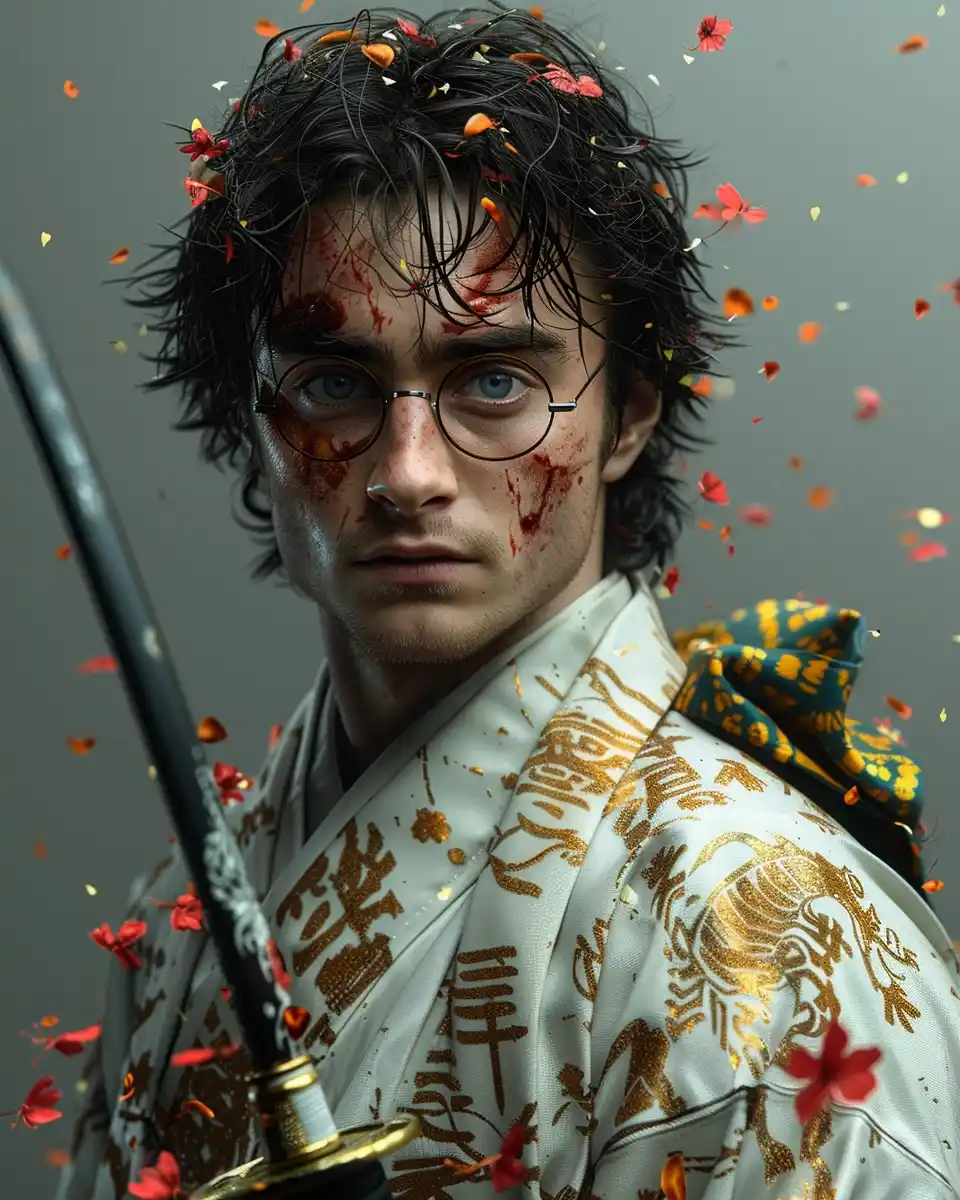 Samurai Harry Potter Portrait