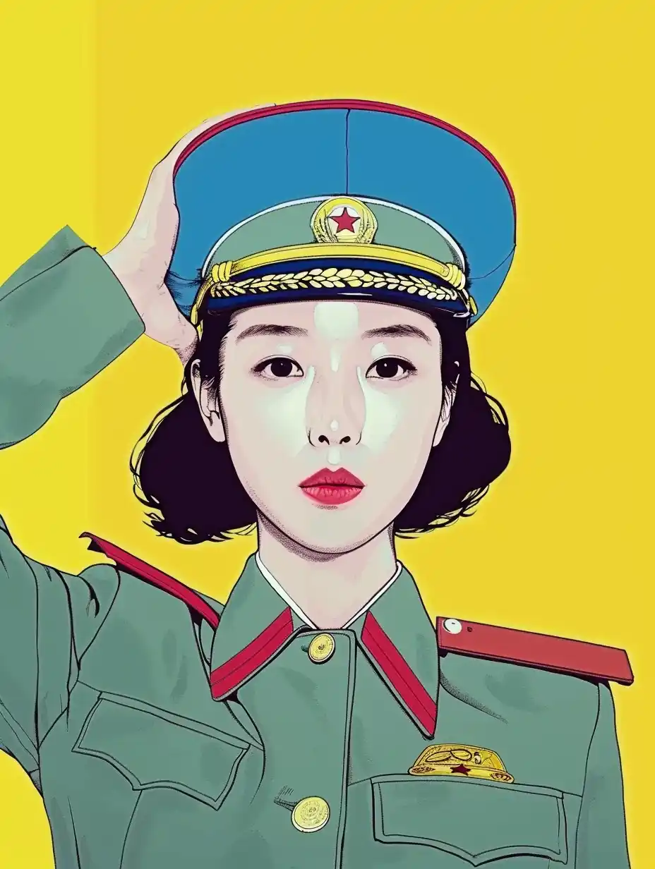 Bold Traffic Officer Portrait