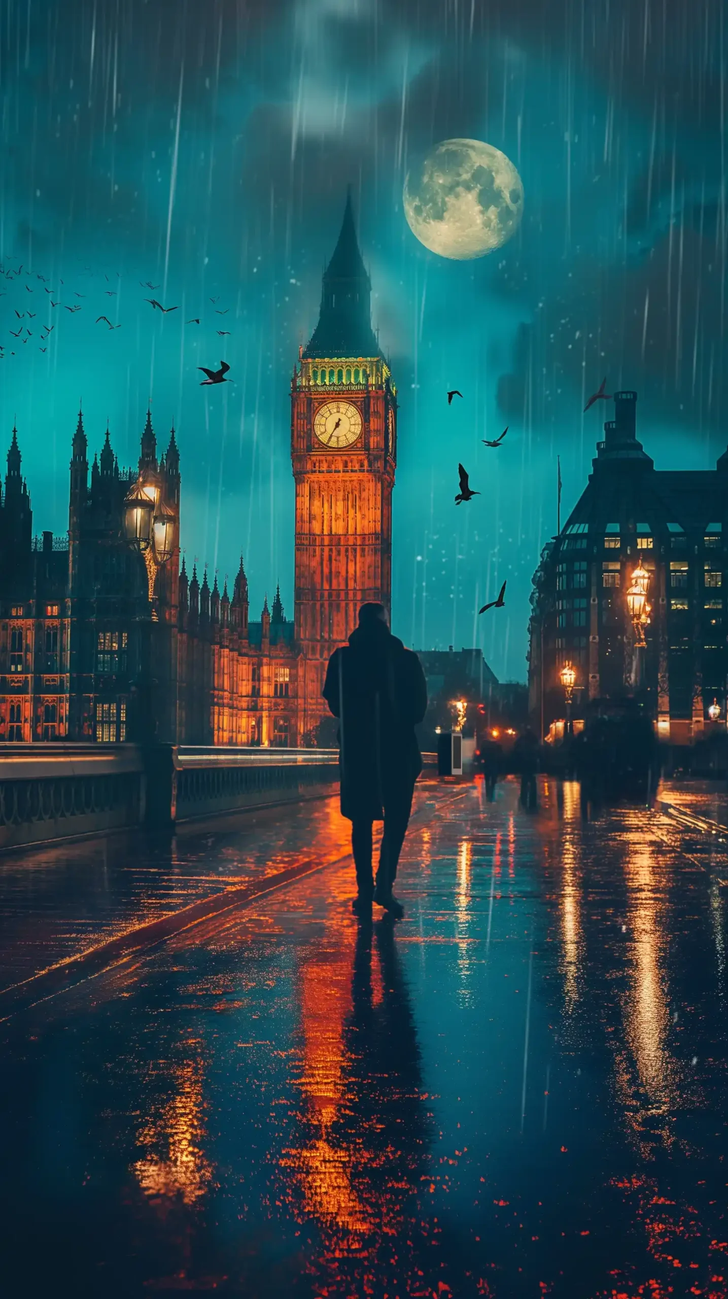 Blurred Big Ben Cinematic
