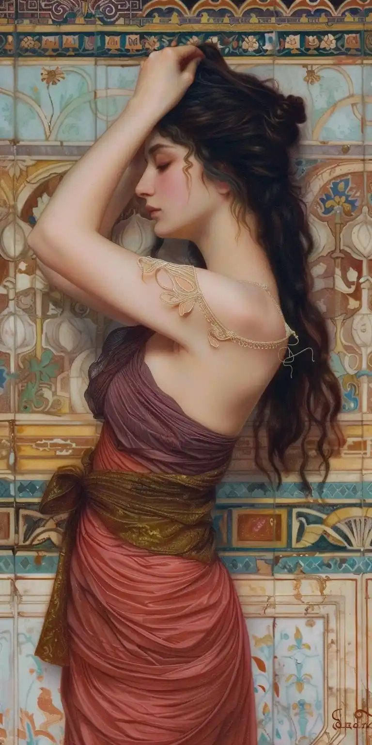 Staged Woman in Godwardesque