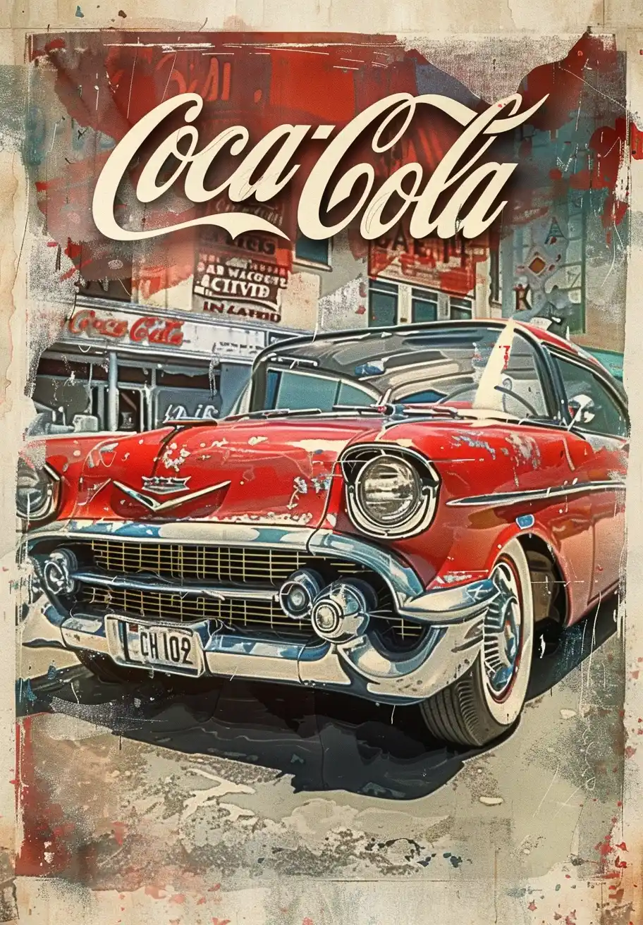 Vintage Coca-Cola Radio Cadillac