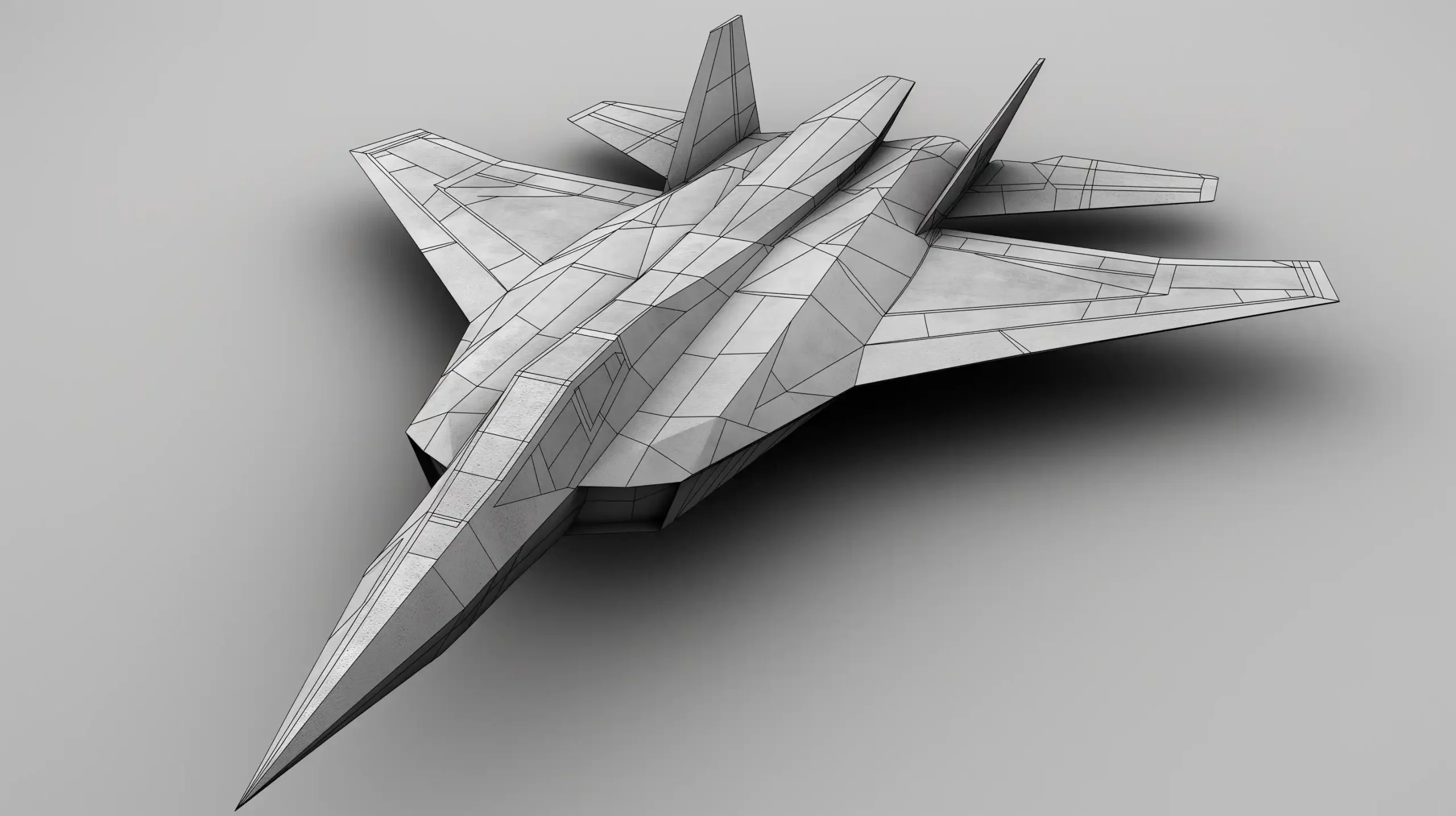 Minimalistic Stealth Jet Model