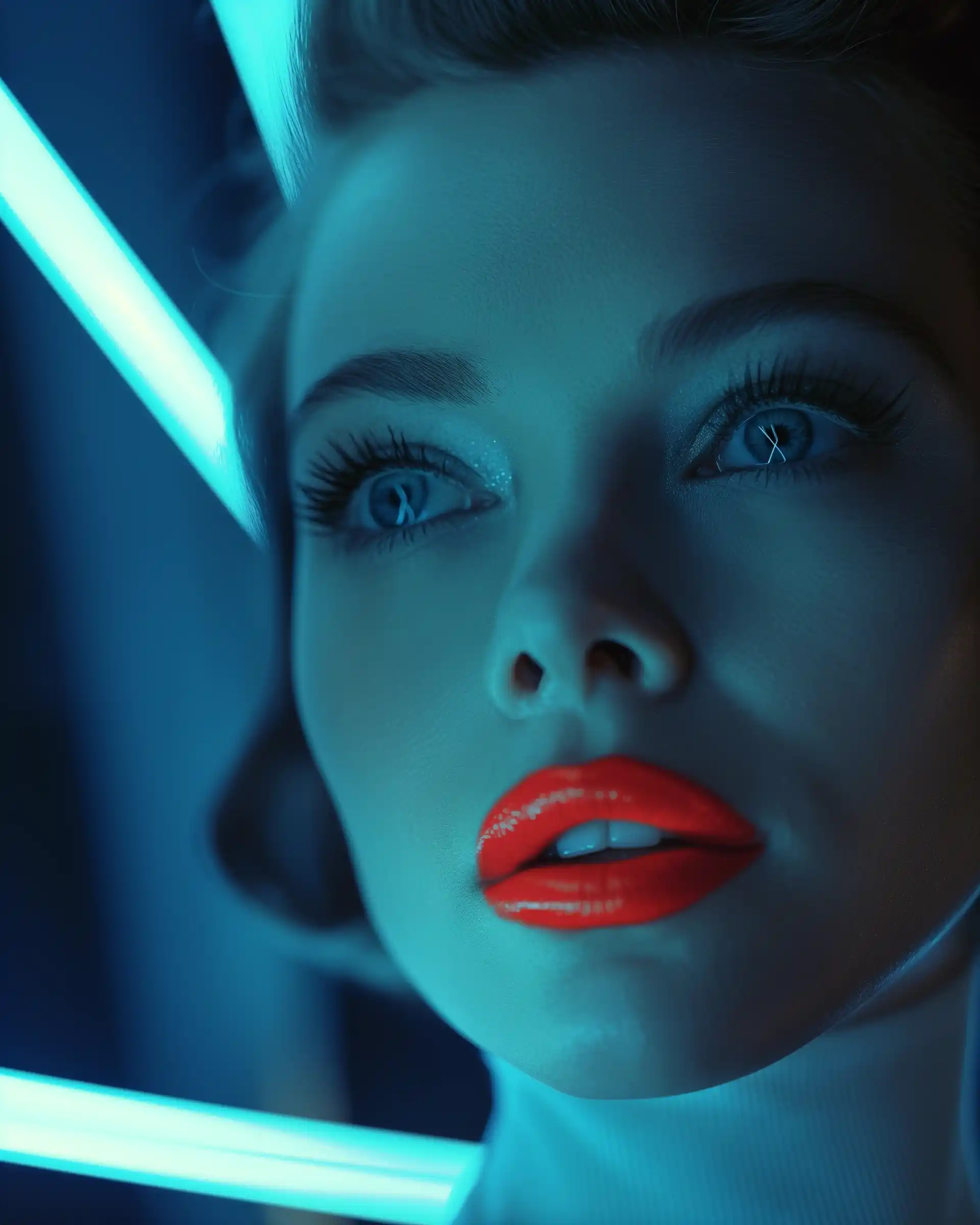 Cinematic Femme Fatale Portrait