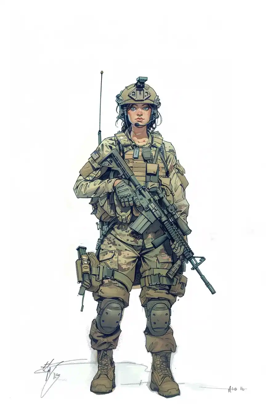 DC Soldier in Battle