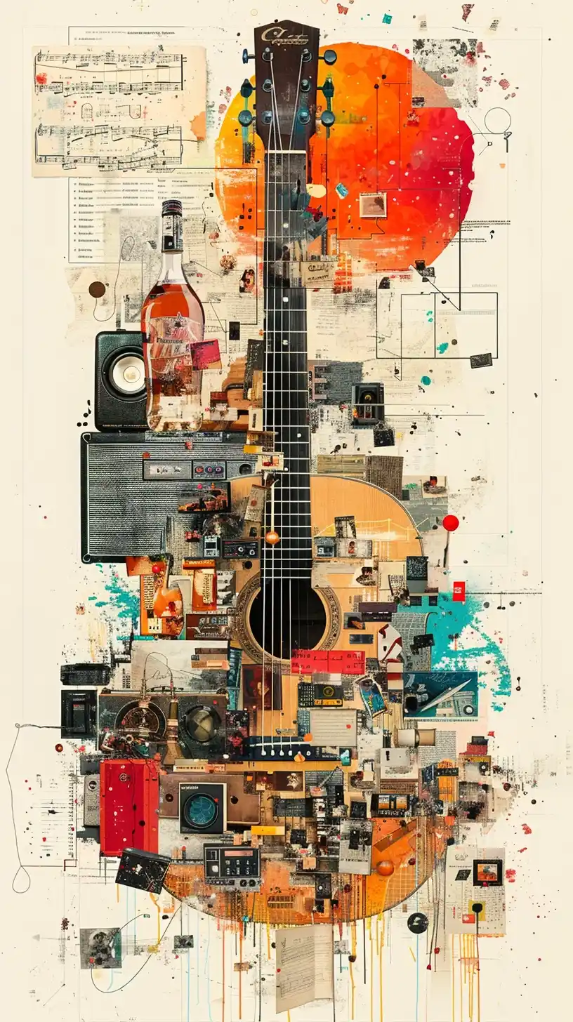 Ephemeral Musical Collage