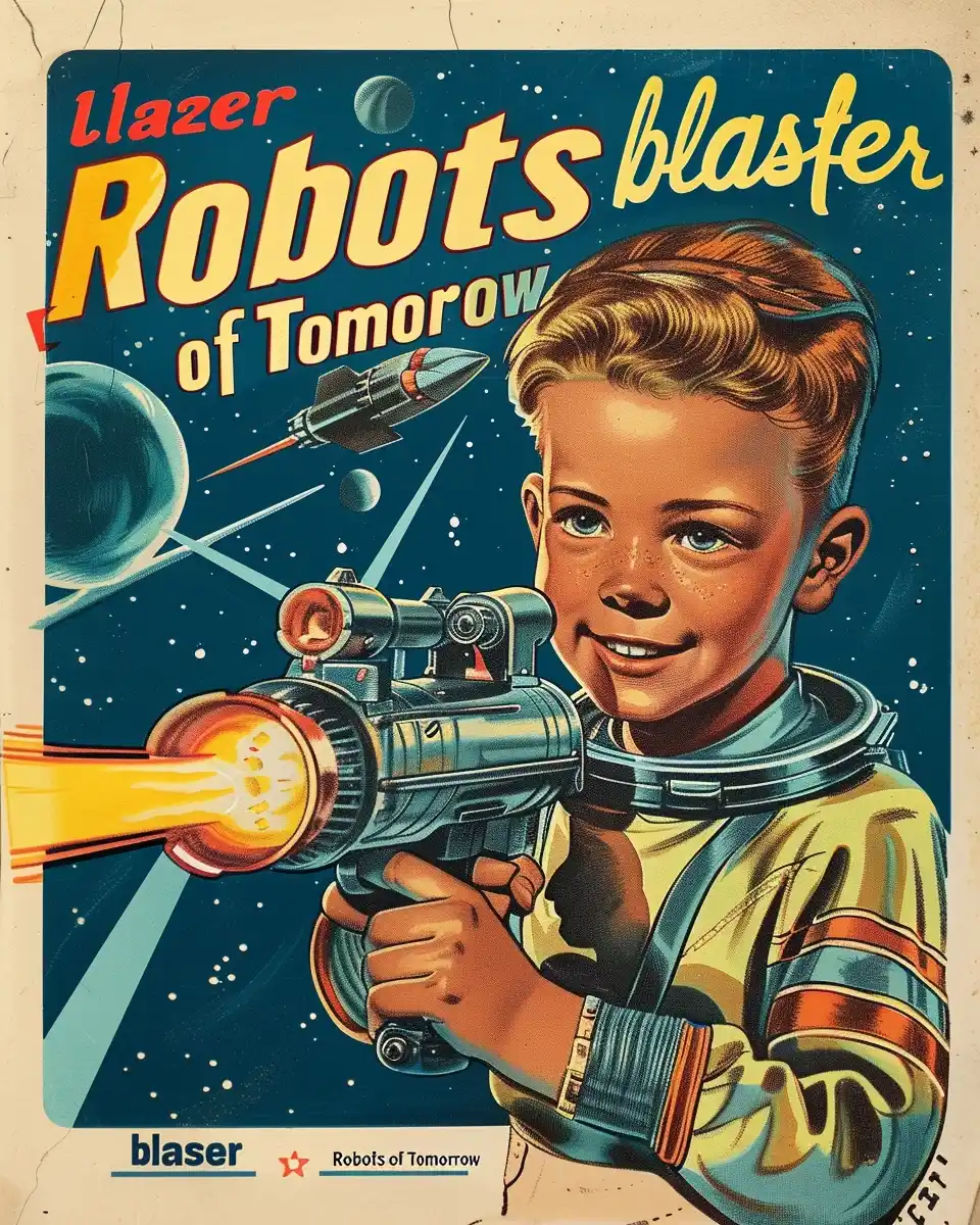 Retro Lazer Blaster Magazine