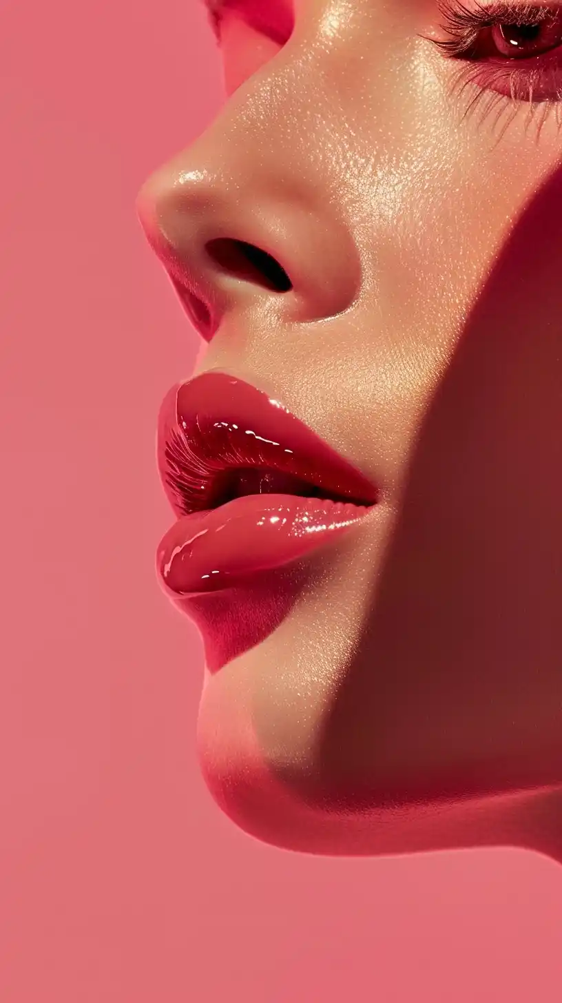 Elegant Lipstick Ad Maybelline Superstay