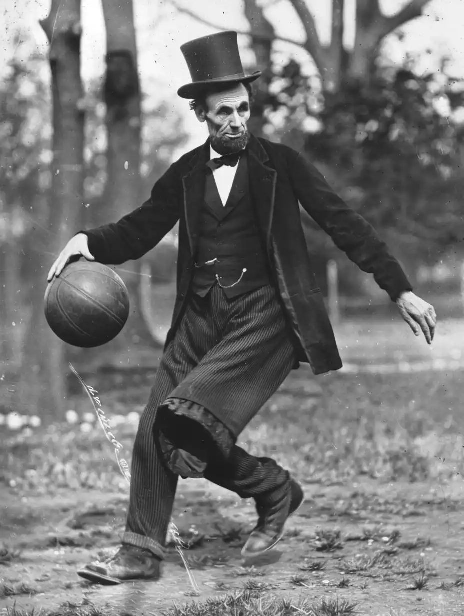Vintage Lincoln Basketball