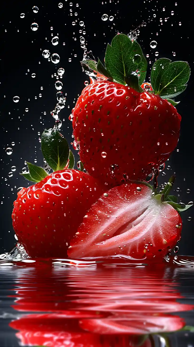 Illustrated Strawberry Splash