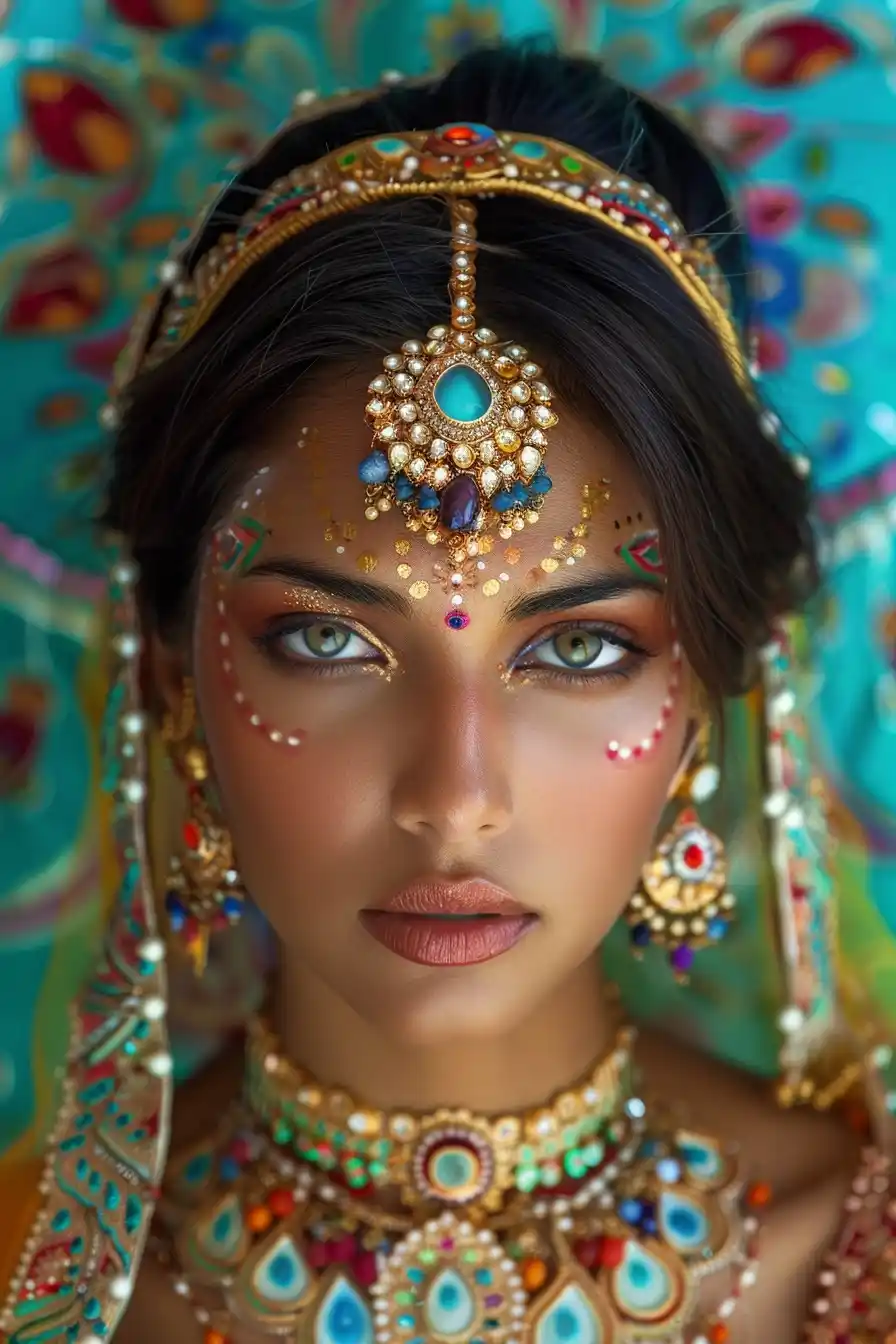 Colorful Indian Portrait