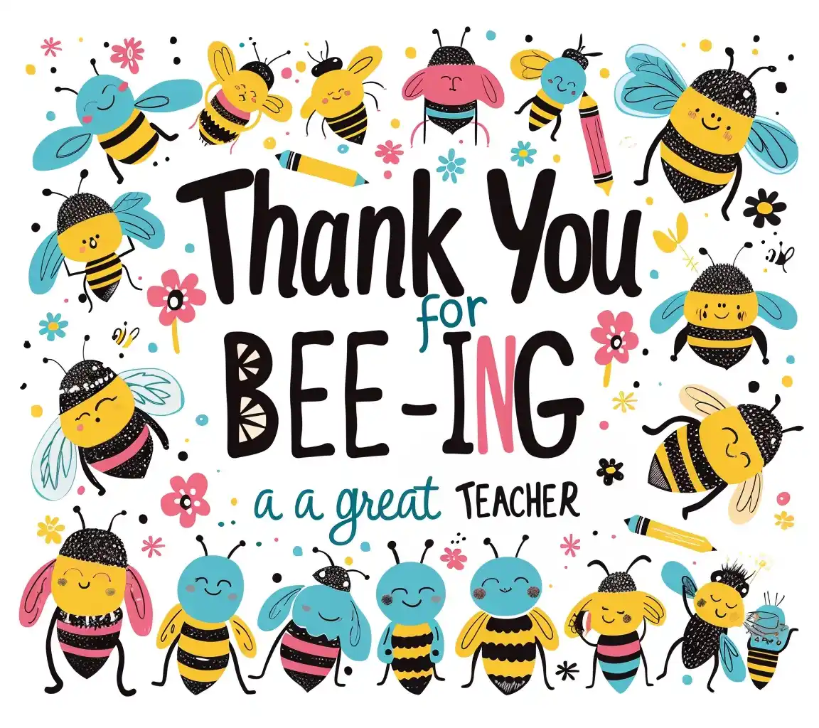Artistically Diverse Bee Design