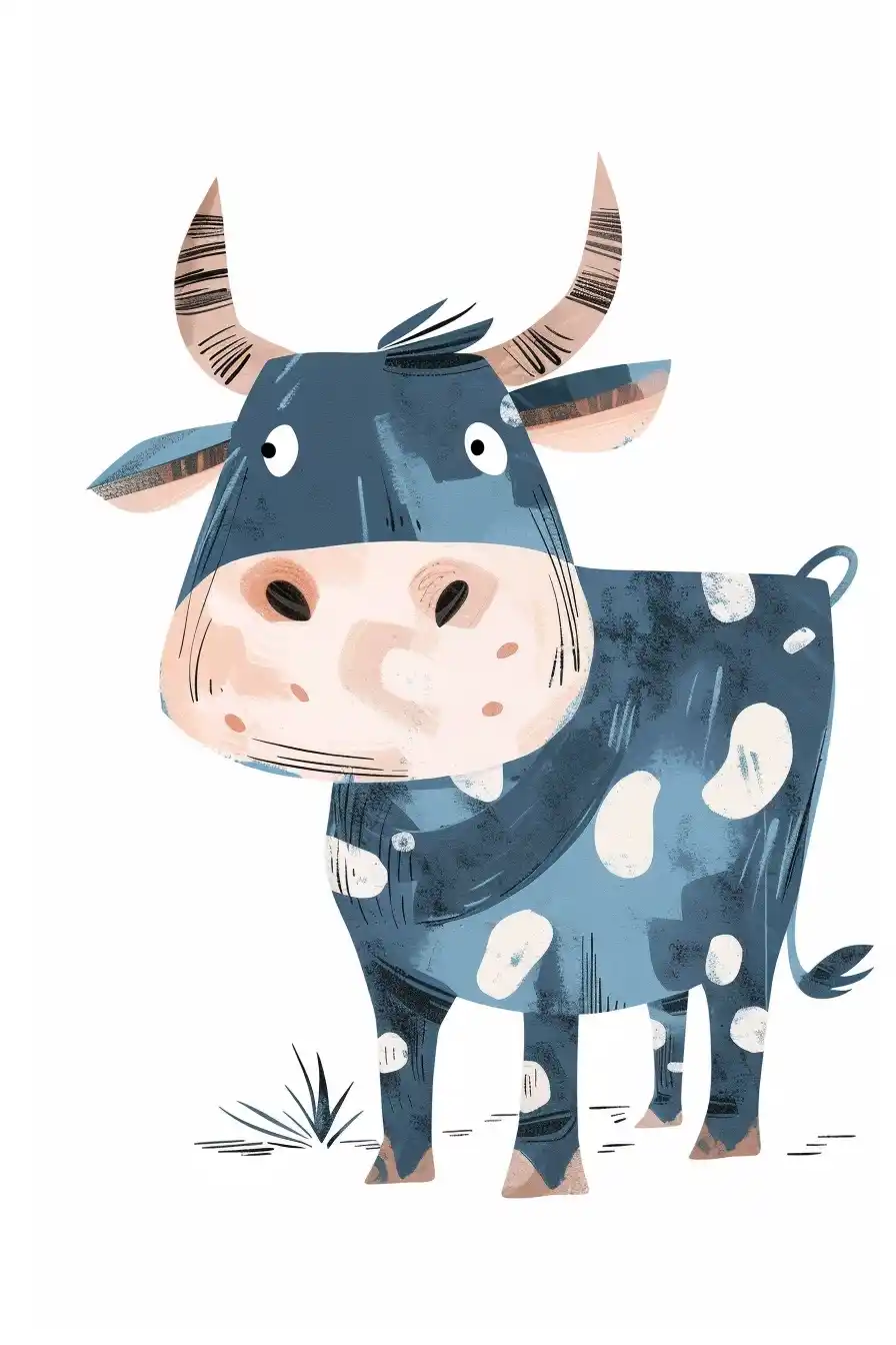 Whimsical Spotted Cow