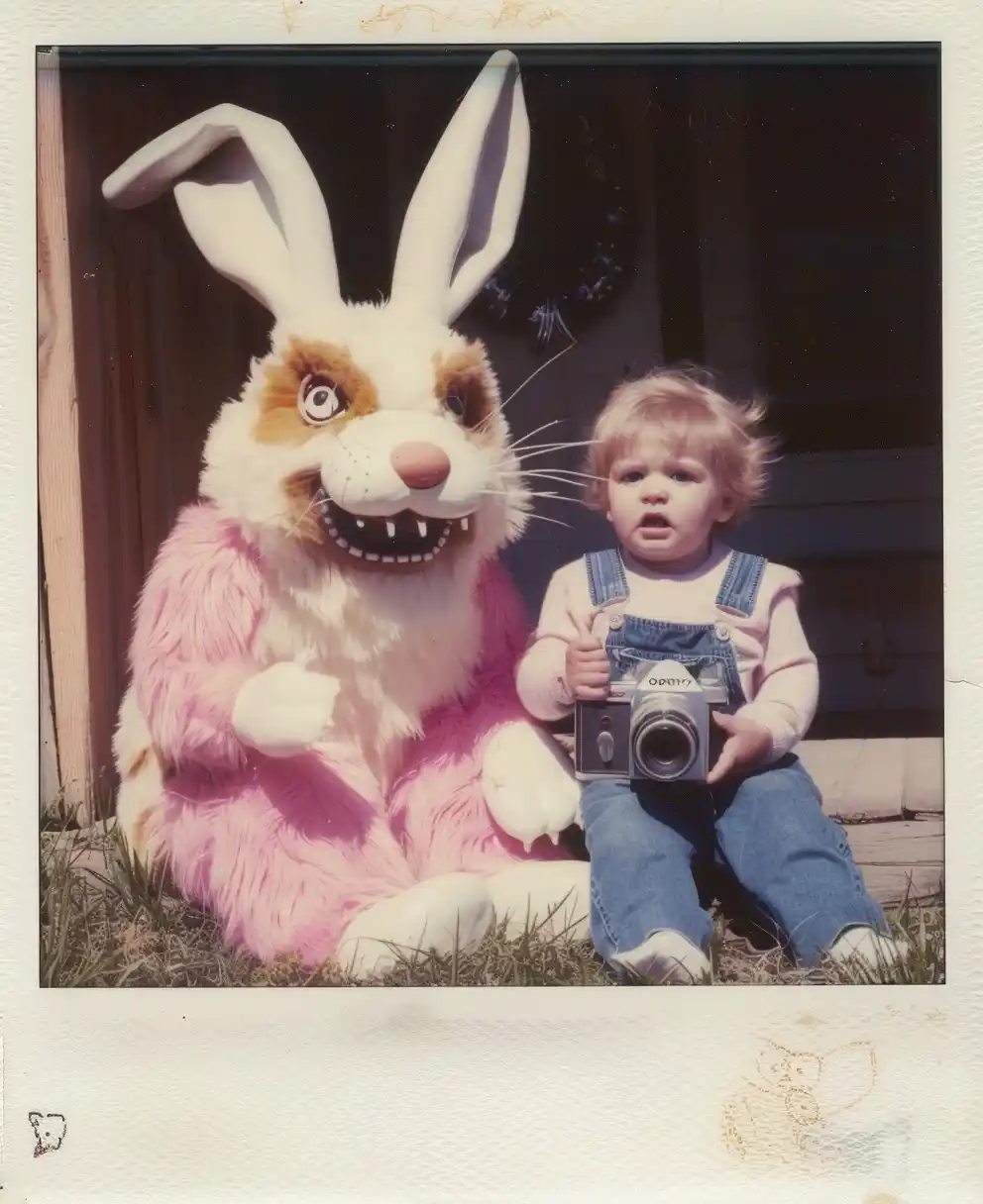 Creepy Easter Polaroid Collaboration