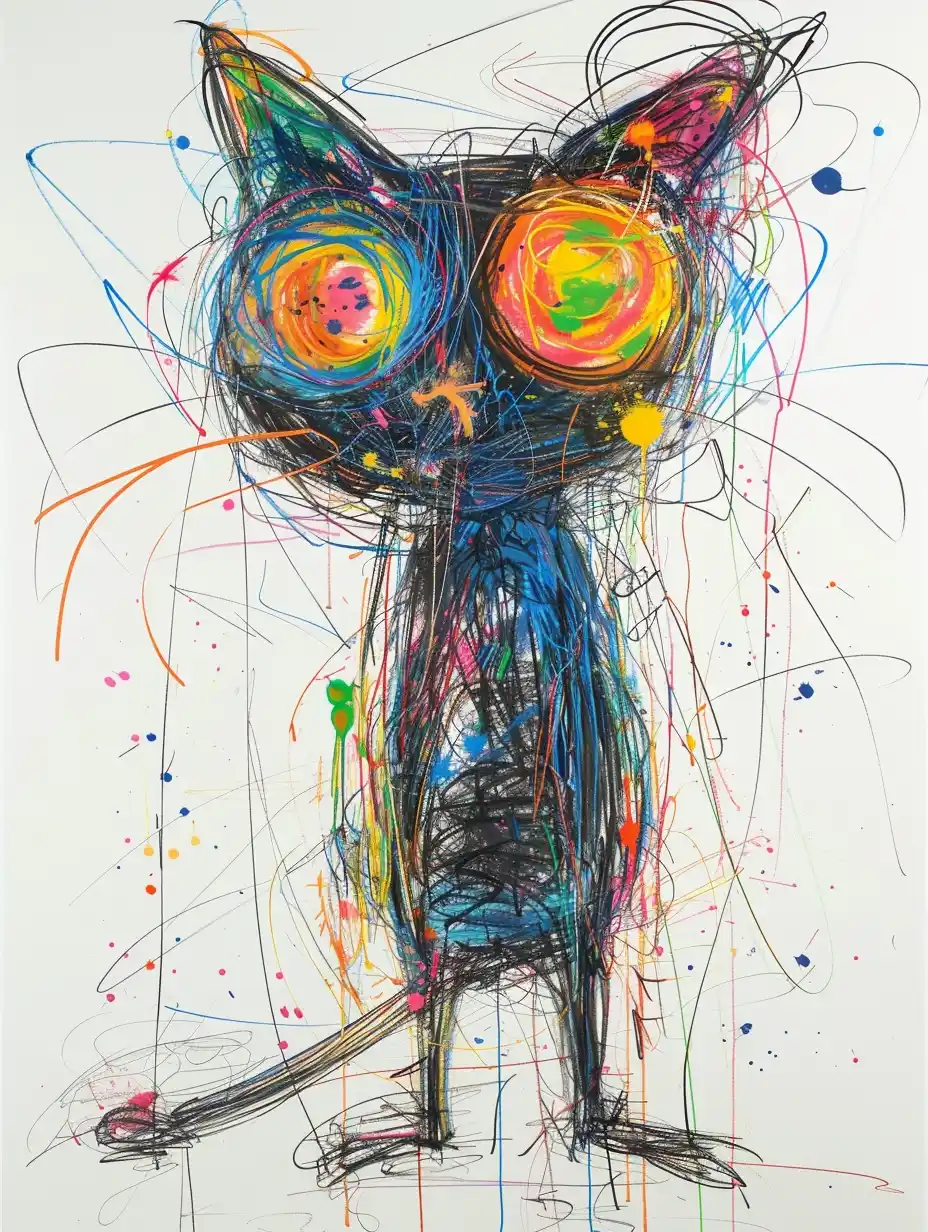 Collaborative Cat Doodle