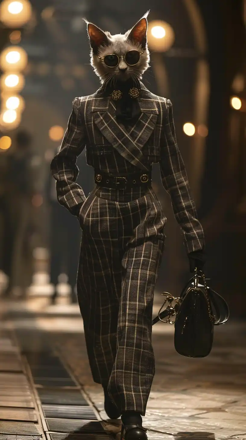 Fashion Cat Walk in Dior