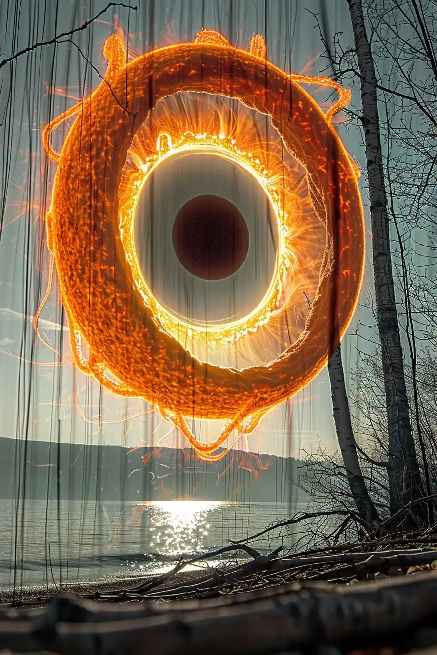 Colorful Eclipse Chaos