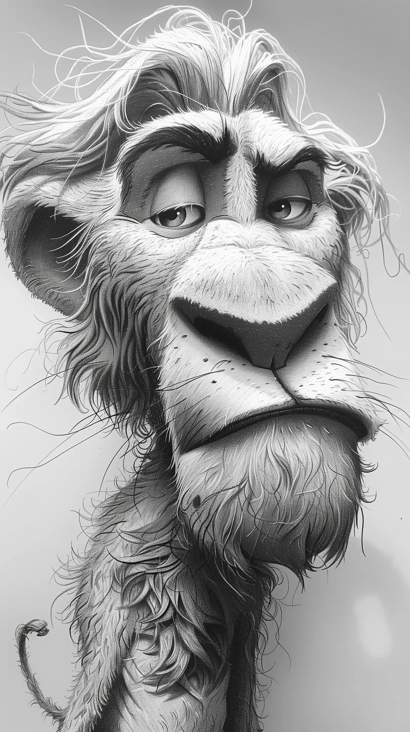 Pencil Animal Caricatures