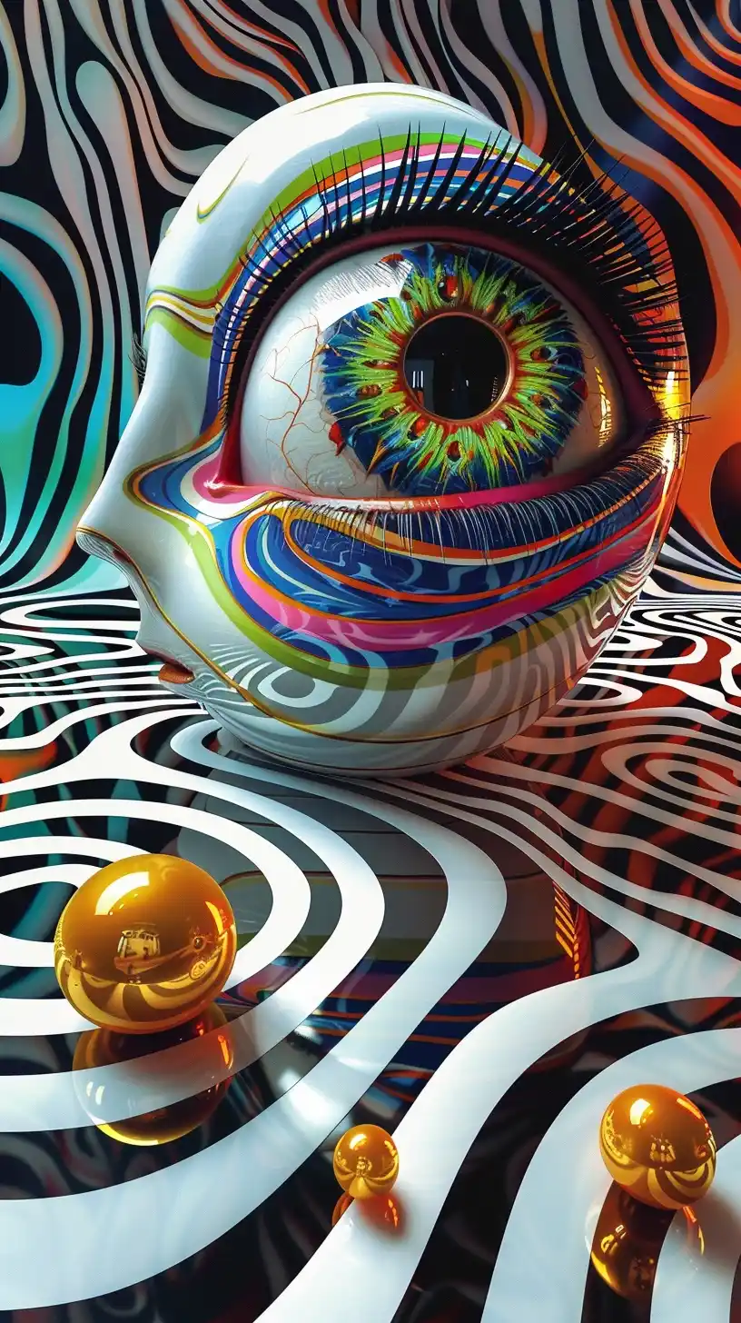 Trippy Pop Art Chaos