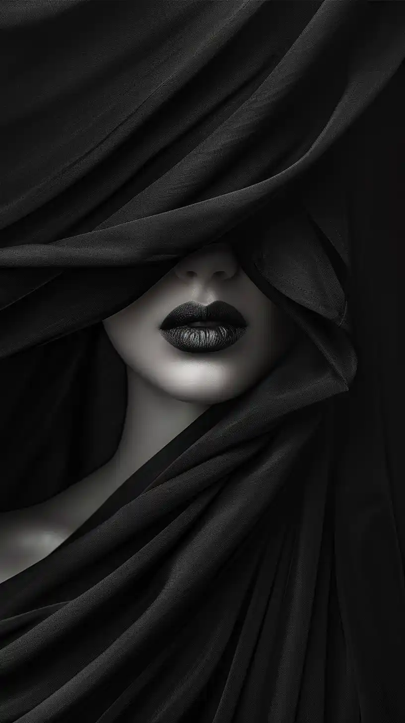 Fabric Veiled Portrait