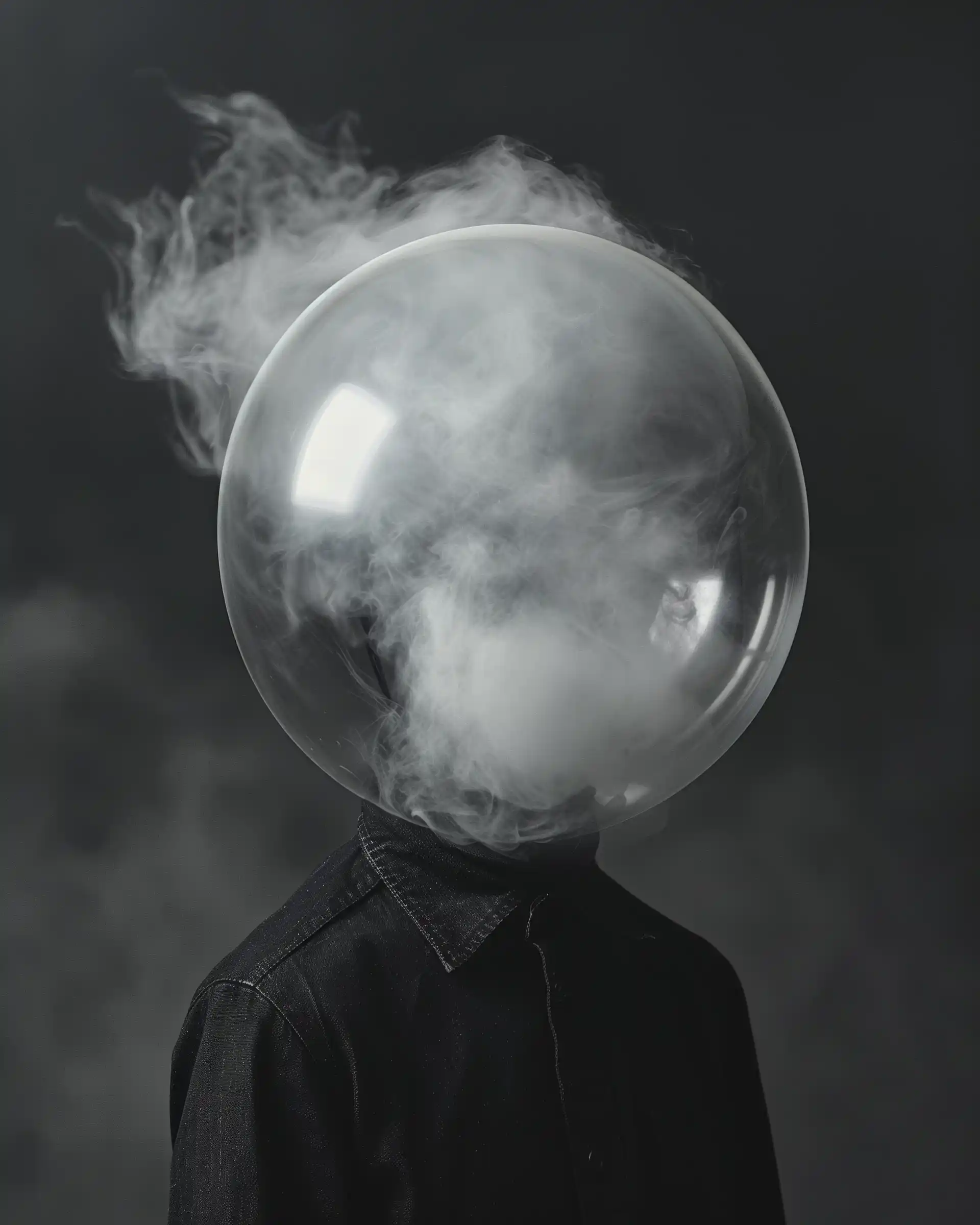 Surreal Punk Sphere Portrait