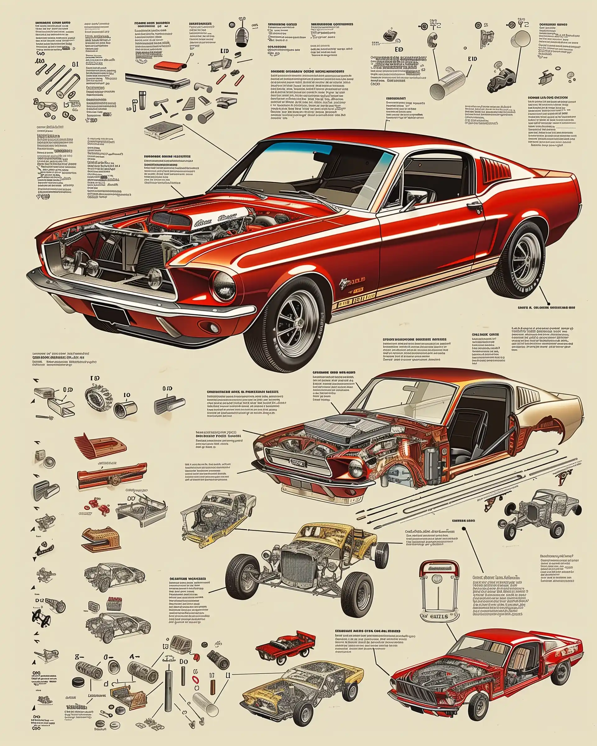Exploded Mustang Parts Diagram