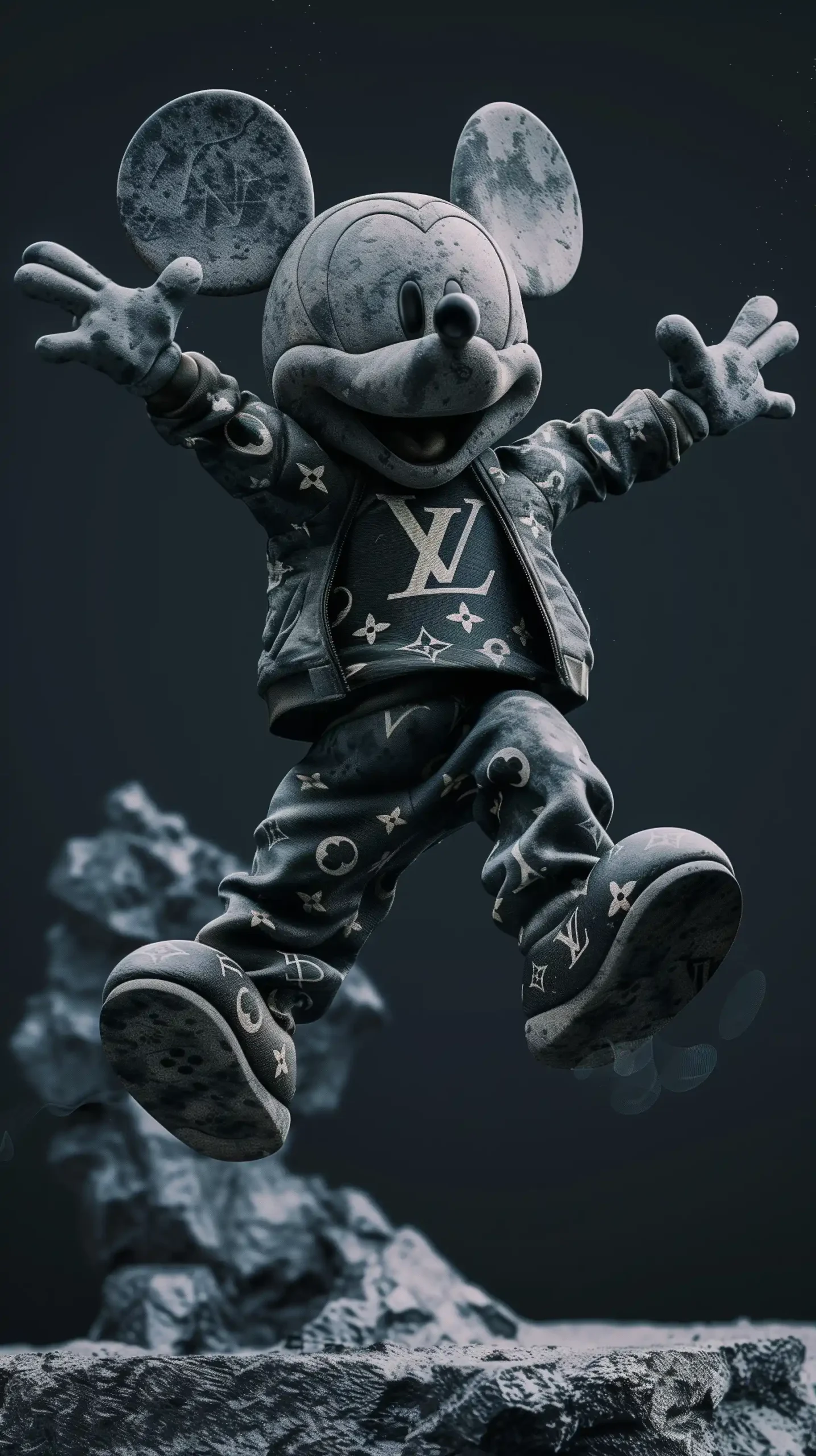 Stone LV Mouse Jumping