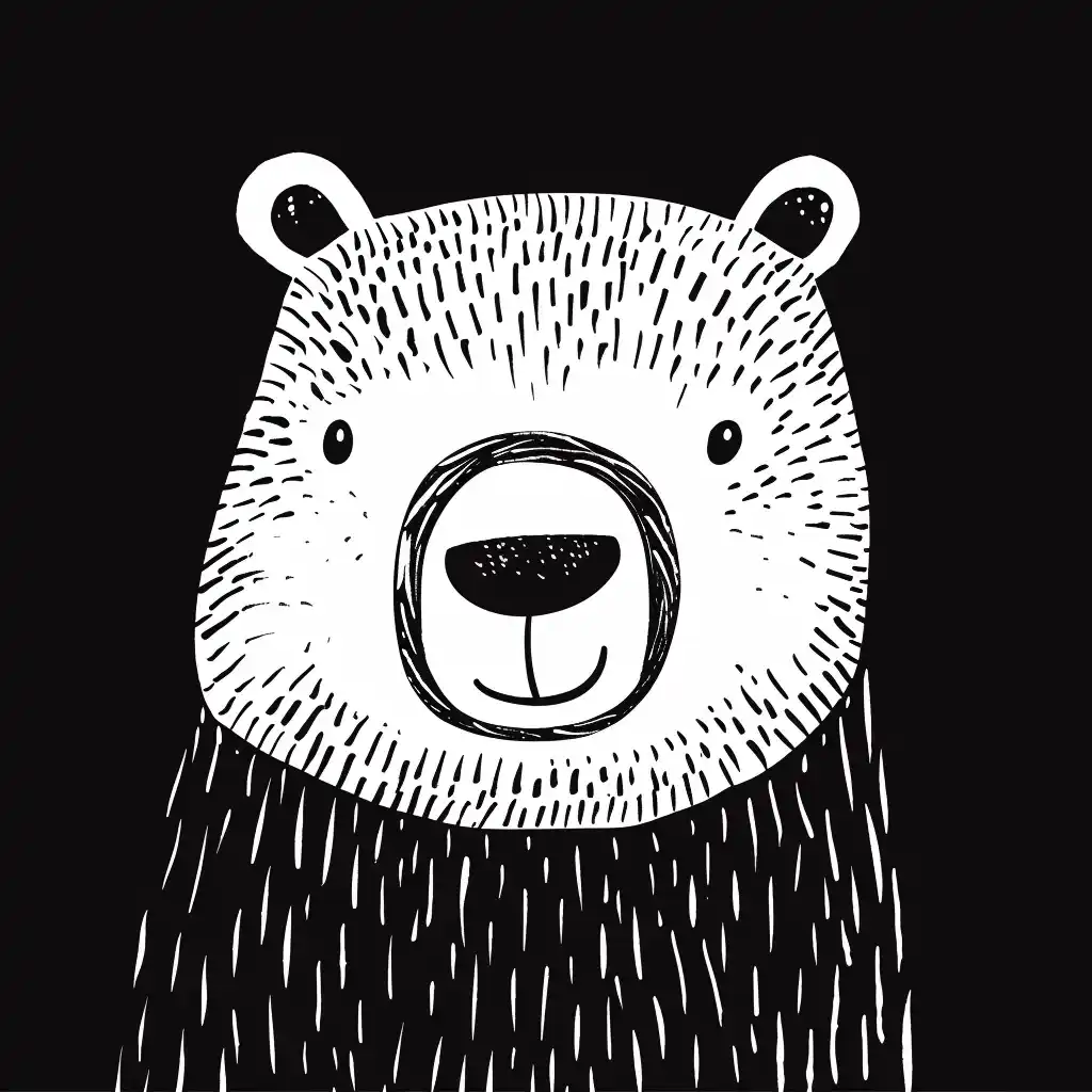 Doodle Bear in Haringesque