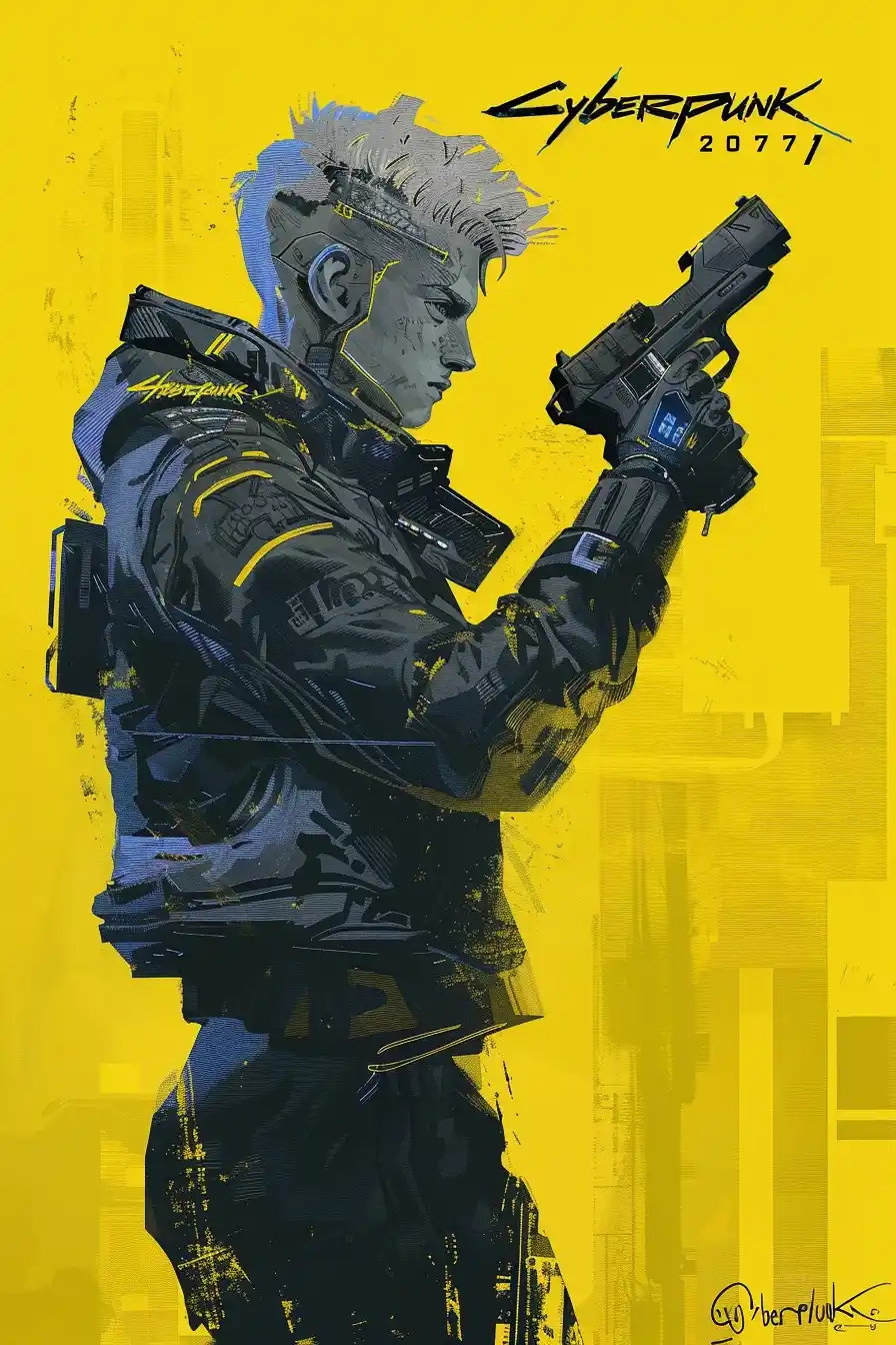 Cyberpunk 2077 Poster Art