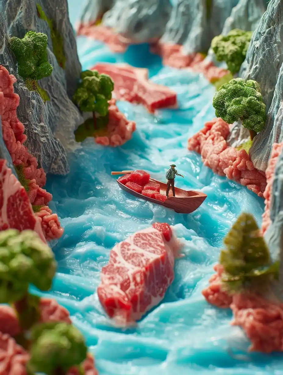 Pork River Landscape Advertisement