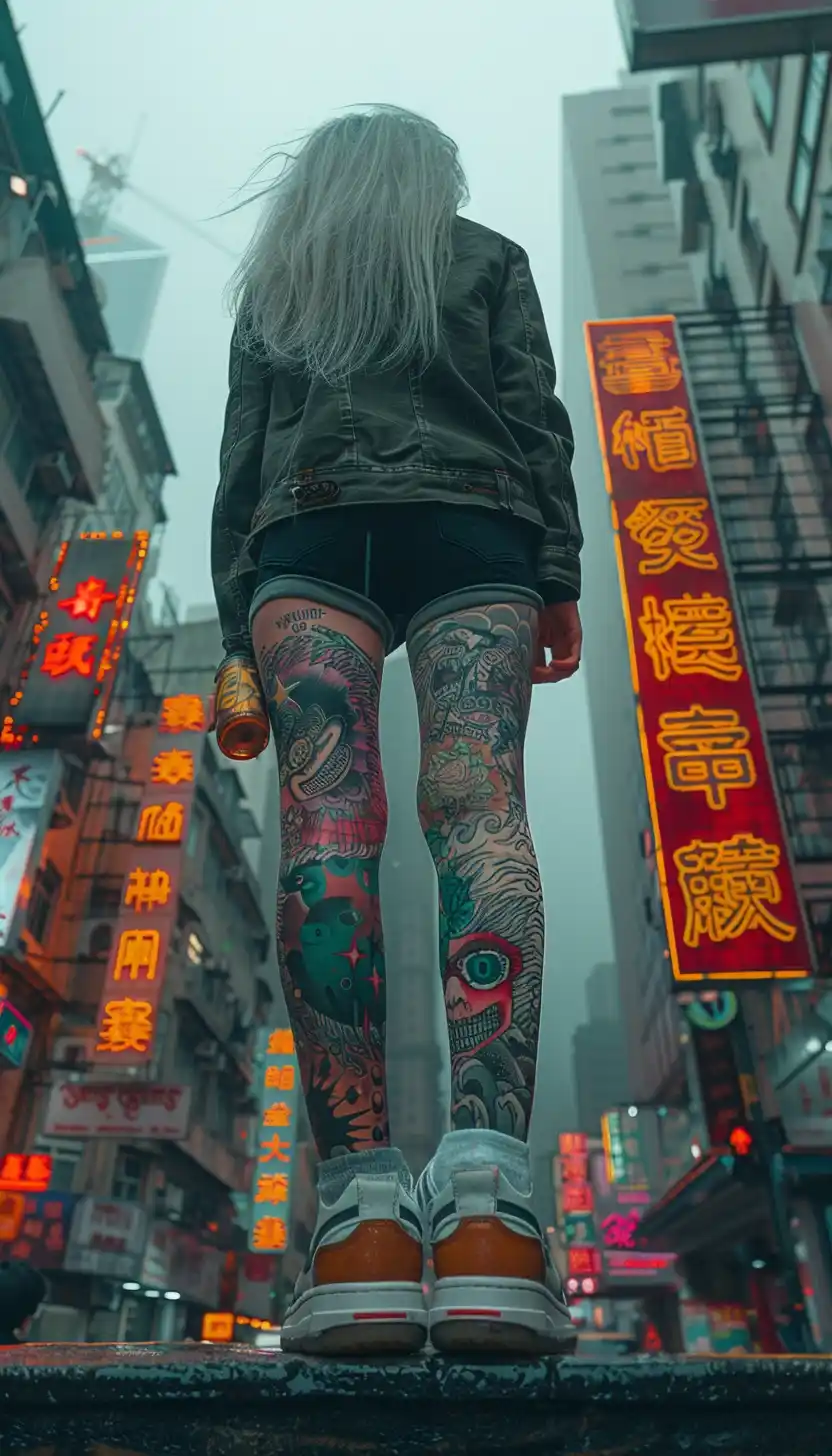 Comic Girl in Hong Kong